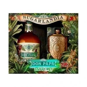 Rhum Don Papa Baroko Hip Flask

