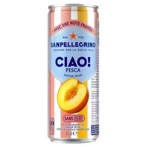 San Pel Ciao Pêche Boîtes 6-Pack