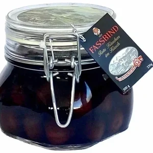 Bocal Fruits Cerises rg à l'Eau de Vie 500 Gr