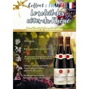 Saint Joseph AOC E. Guigal
Coffret Noel de 2 Bout