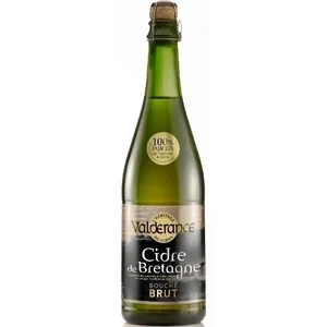 Cidre de Bretagne IGP VP
Bouché Brut Valderance